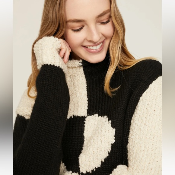 Rachel Antonoff B&W Cookie Sweater in Size XL - Picture 5 of 12